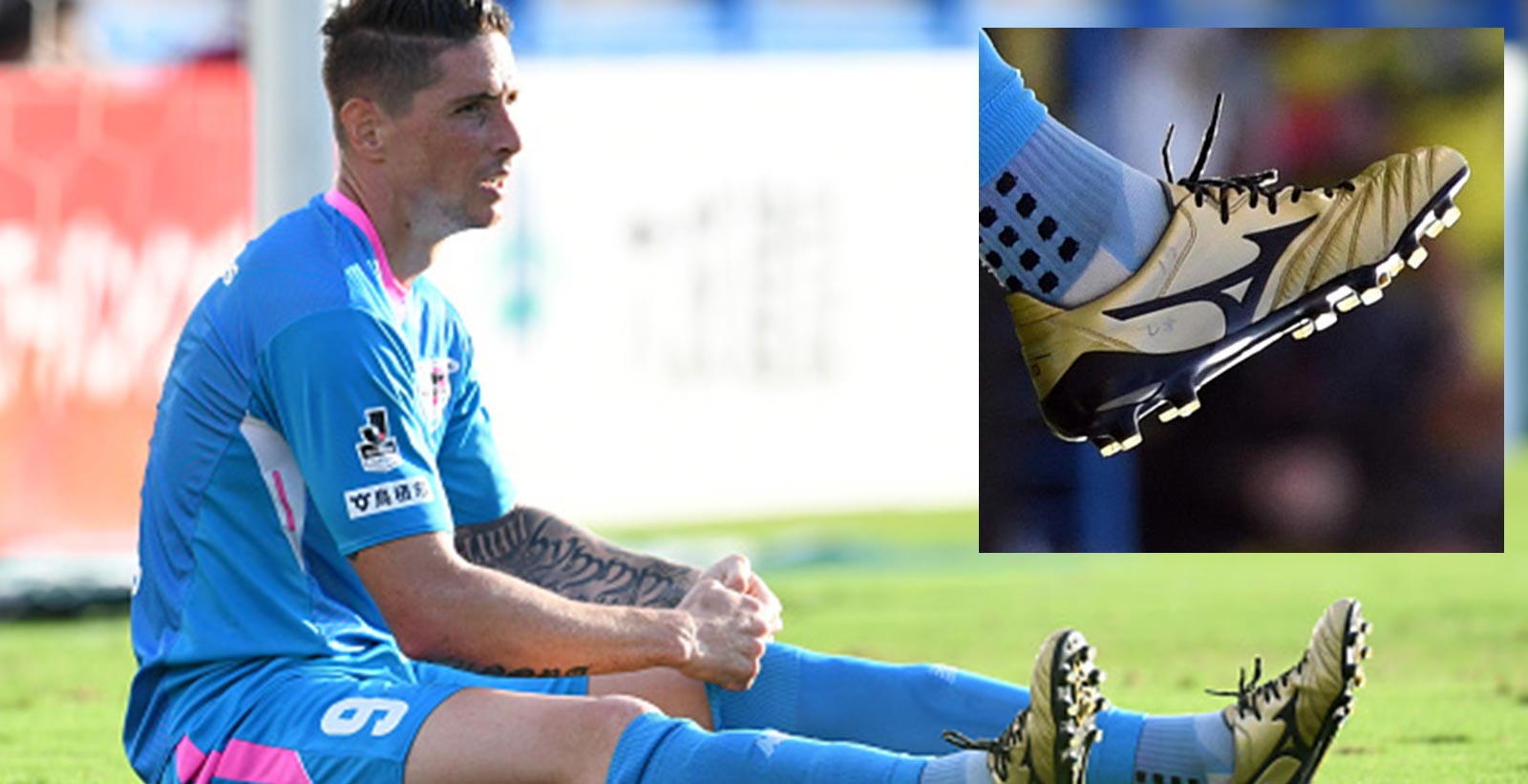 Fernando Torres Debuts Sleek Customized Gold Mizuno Morelia Neo II
